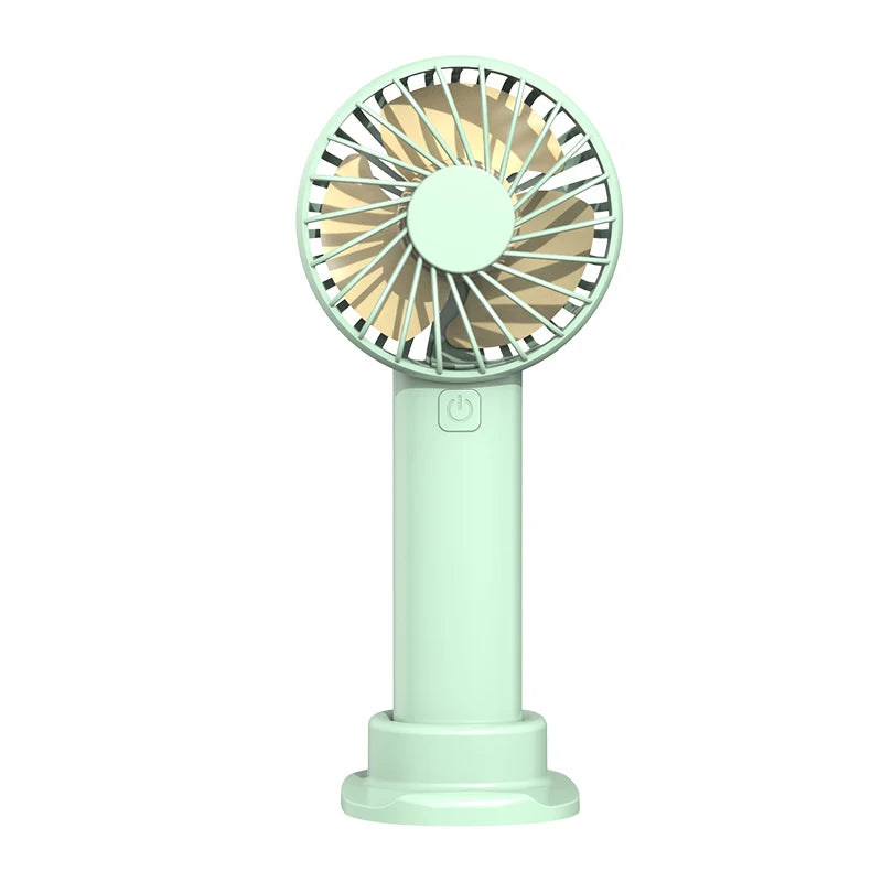 Mini Ventilateur Portable Rechargeable - 3 Vitesses, Silencieux & Compact